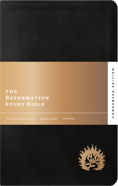 ESV Reformation Study Bible, Condensed Edition (Premium Leather, Gift Edition, Black)