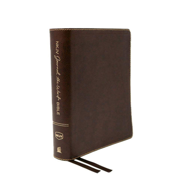 NKJV Bible - Journal the Word (Bonded Leather)