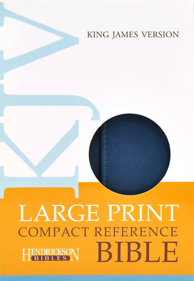 KJV Bible - Hendrickson Compact Large Print Reference (Imitation, w/Magnetic Flap)