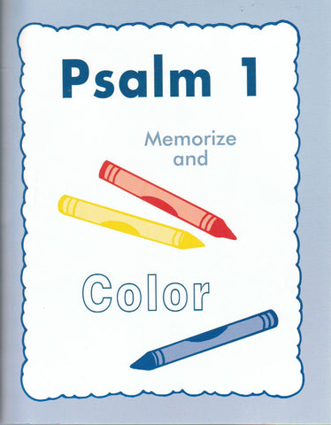 Psalm 1: Memorize and Color
