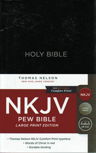 NKJV Bible - Thomas Nelson Pew, Large Print (Hardcover)