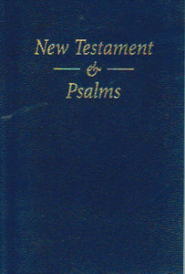 KJV Bible - TBS Pocket New Testament & Psalms (Blue Vinyl)