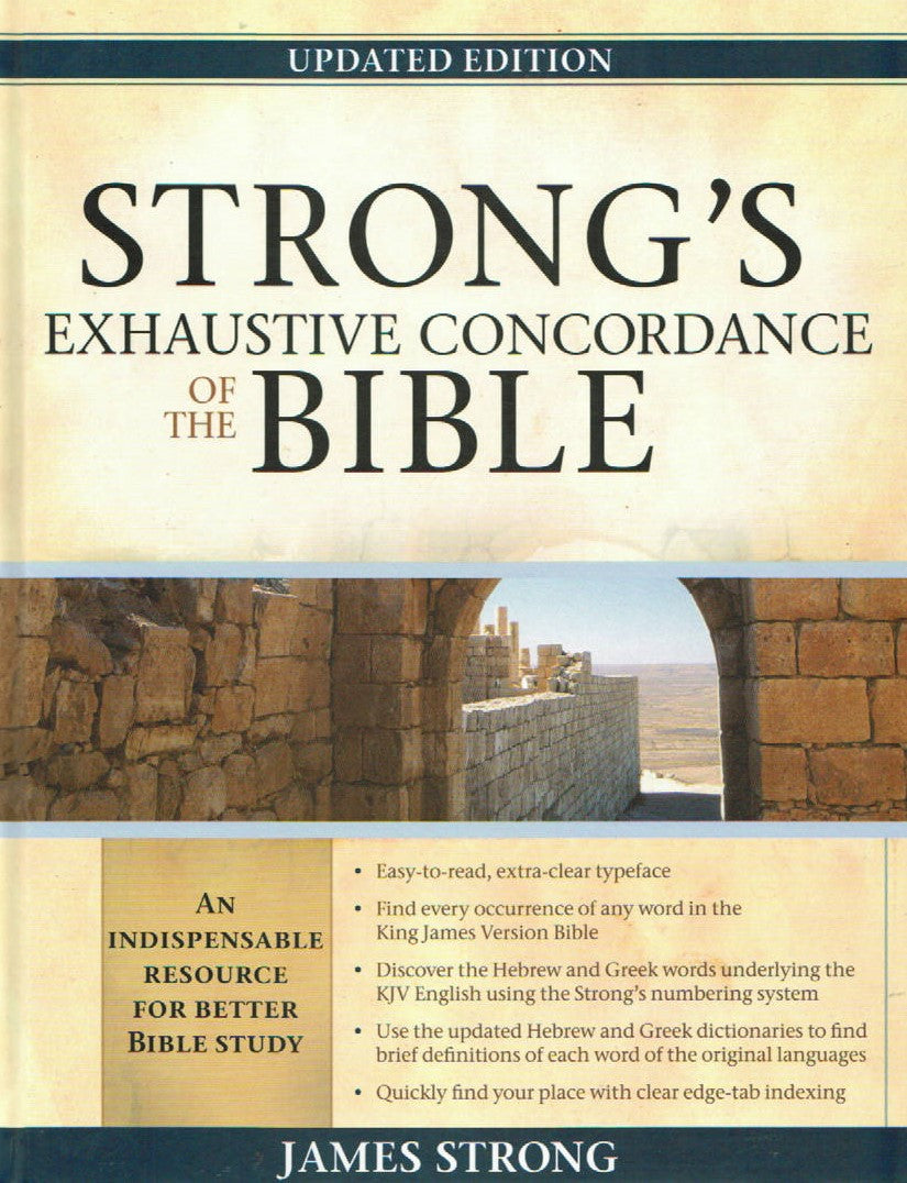 Strong's Exhaustive Concordance of the Bible – Reformed Book Services