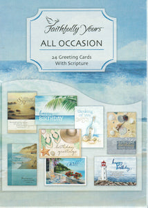 Faithfully Yours Greeting Cards - All Occasion: Shoreline Greetings