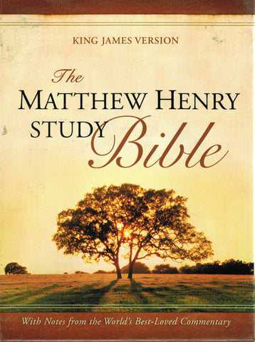 KJV Bible - The Matthew Henry Study Bible [Bonded Leather]