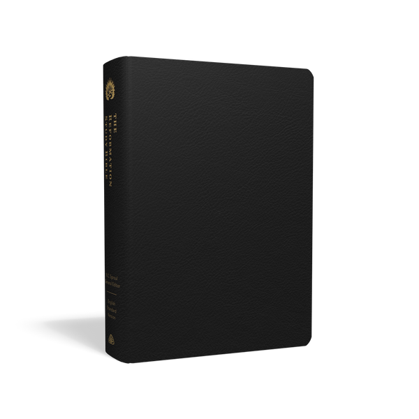 ESV Reformation Study Bible (Seville Cowhide, Black)