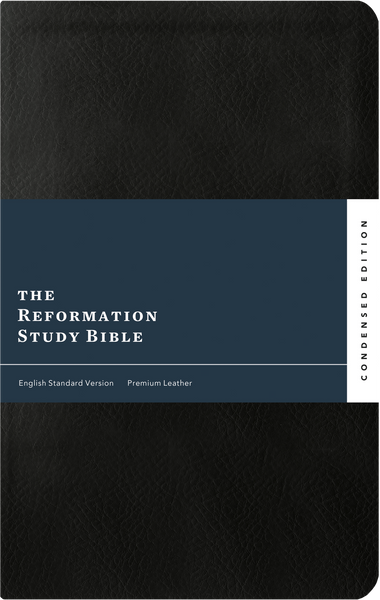 ESV Reformation Study Bible, Condensed Edition (Premium Leather, Black)