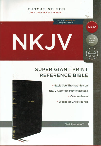 NKJV Bible - Thomas Nelson Super Giant Print Reference (Imitation)