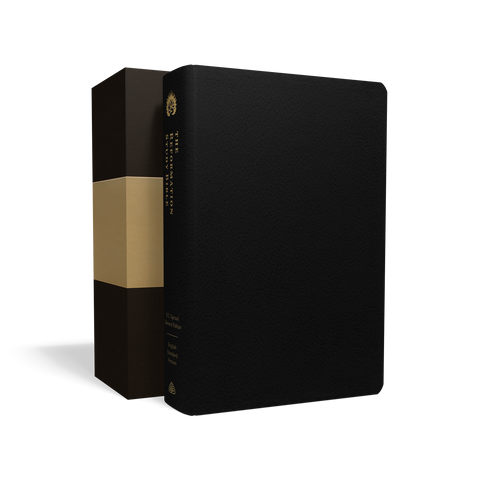 ESV Reformation Study Bible (Premium Leather, Black)