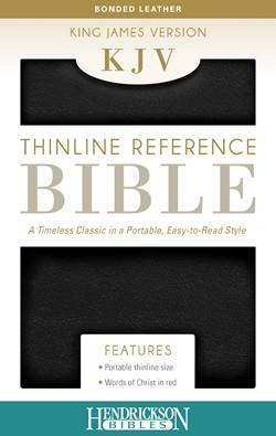 KJV Bible - Hendrickson Thinline Reference (Bonded Leather)