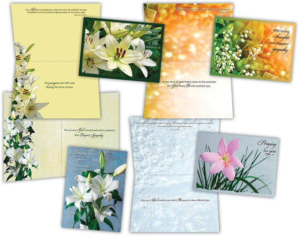 Shared Blessings Greeting Cards - Sympathy: Lilies
