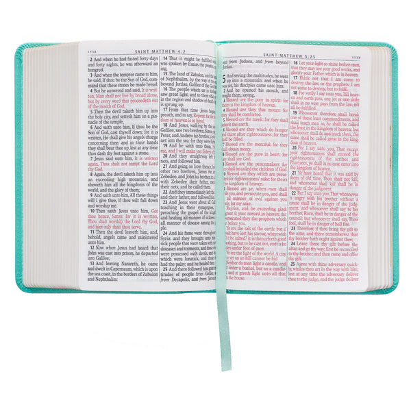 KJV Bible - Christian Art Compact Large Print (Imitation)