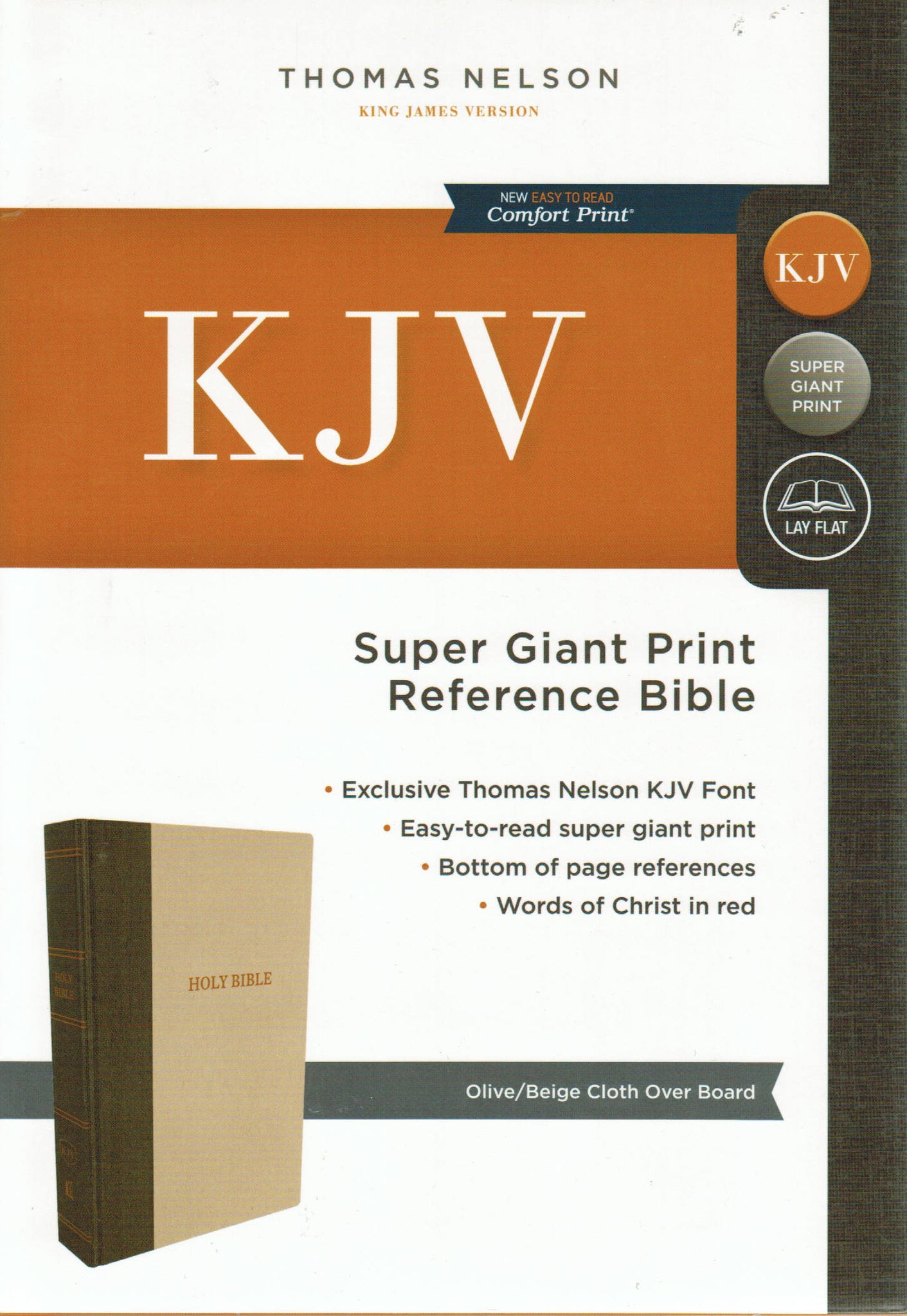 KJV Bible - Thomas Nelson Super Giant Print Reference (Hardcover)