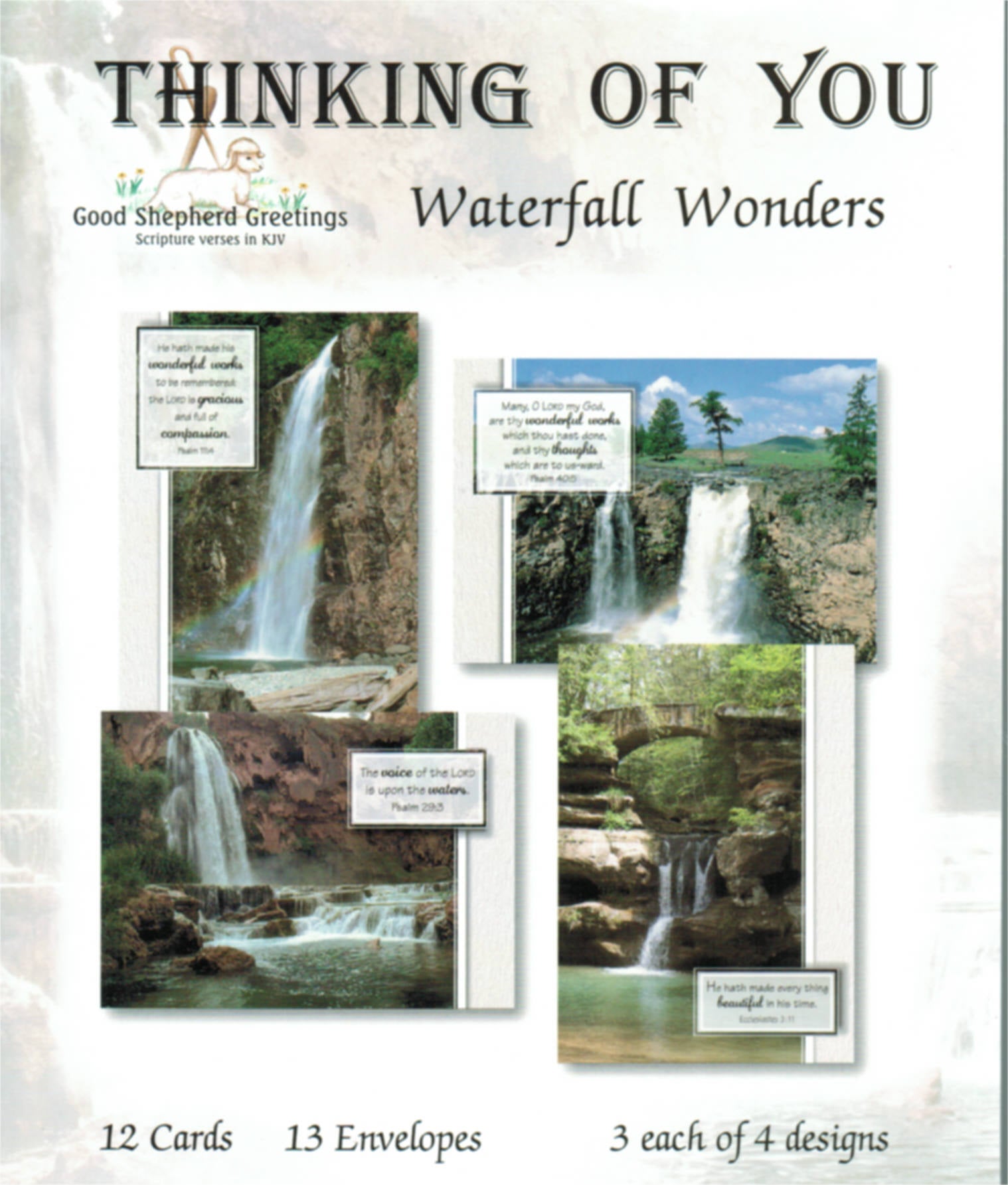 Good Shepherd Greetings - Thinking of You: Waterfall Wonders