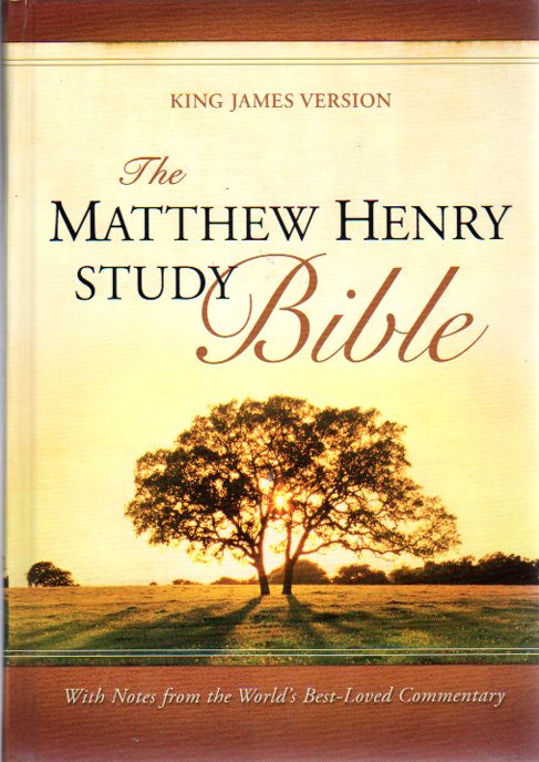 KJV Bible - The Matthew Henry Study Bible [Hardcover]