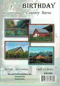 Good Shepherd Greetings - Birthday: Country Barns