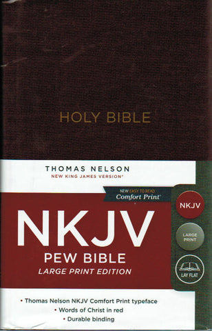 NKJV Bible - Thomas Nelson Pew, Large Print (Hardcover)