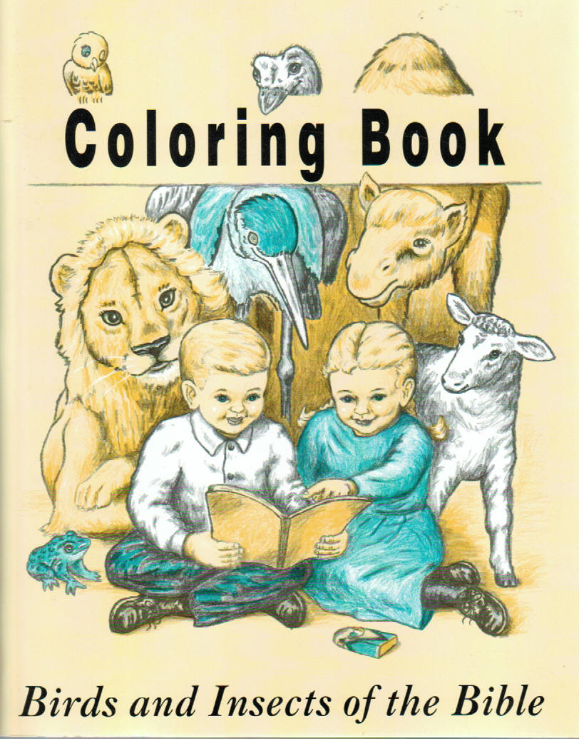 Bible Coloring Books - Birds & Insects of the Bible