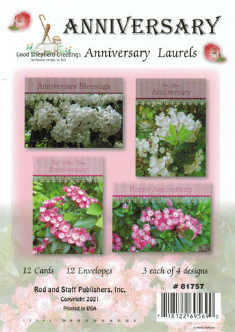 Good Shepherd Greetings - Anniversary: Anniversary Laurels