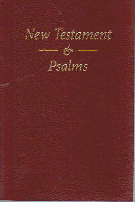 KJV Bible - TBS Pocket New Testament & Psalms (Red Vinyl)