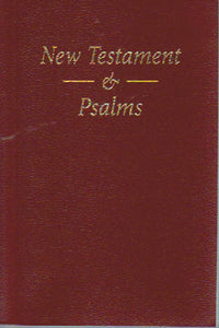 KJV Bible - TBS Pocket New Testament & Psalms (Red Vinyl)