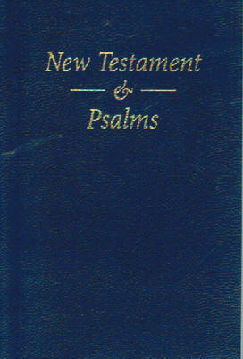 KJV Bible - TBS Pocket New Testament & Psalms (Blue Vinyl)