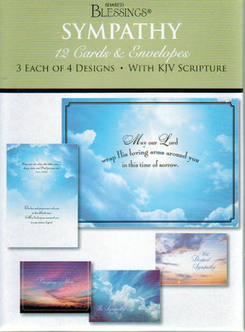 Shared Blessings Greeting Cards - Sympathy: Clouds in the Sky