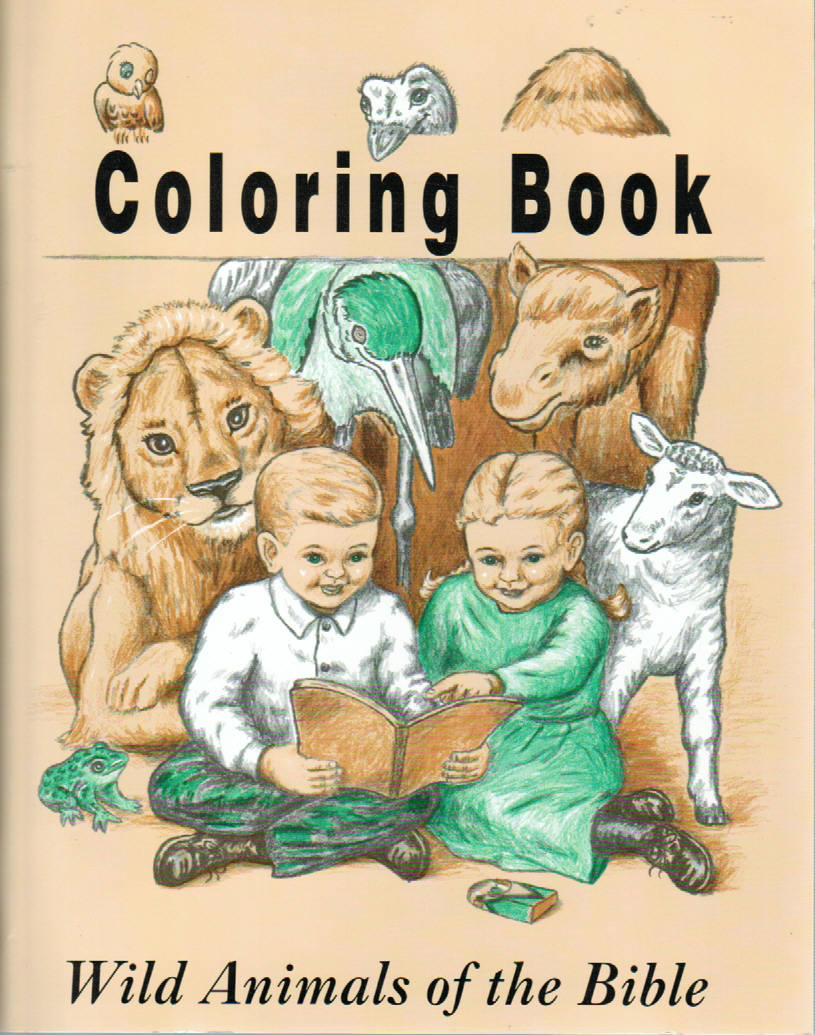 Bible Coloring Books - Wild Animals of the Bible