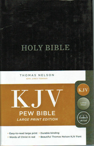 KJV Bible - Thomas Nelson Pew, Large Print (Hardcover)